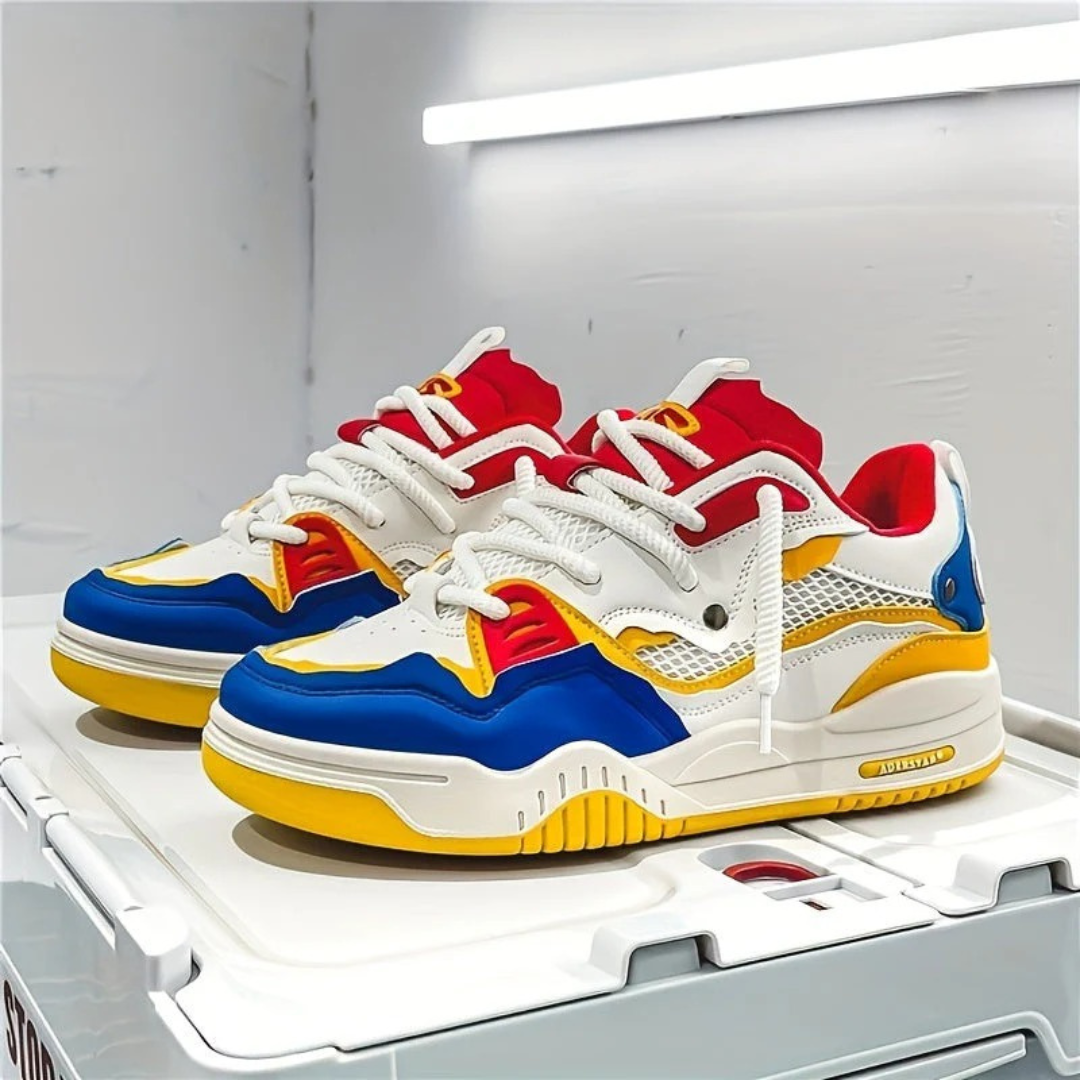 Men's Chunky Lifestyle Trainers Cushioned Streetwear Sneakers for Everyday