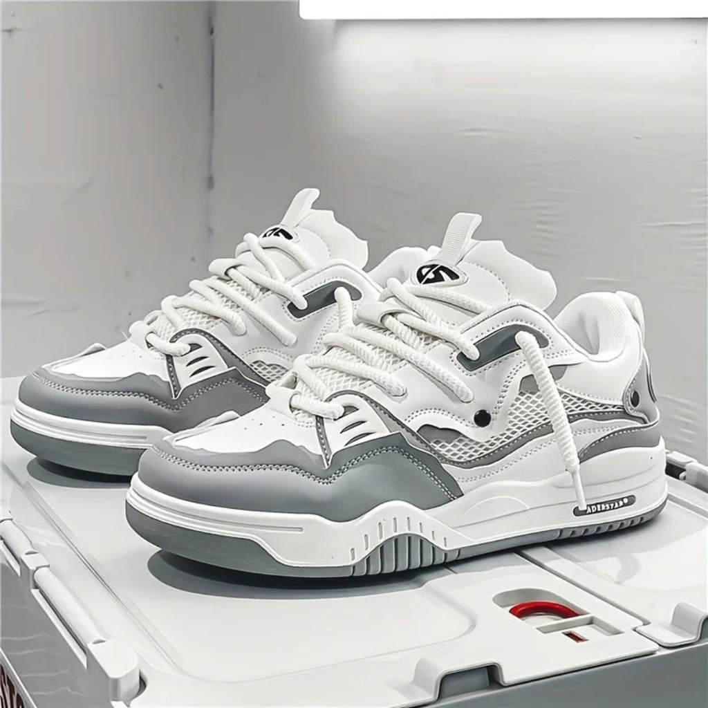 Men's Chunky Lifestyle Trainers Cushioned Streetwear Sneakers for Everyday