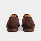 Men's Suede Penny Loafers Classic Smart Slip On Shoes