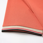 Men's Contrast Collar Polo Shirt Refined Smart Casual Style