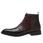 Men's Heritage Leather Boots Classic Lace Up Ankle Style