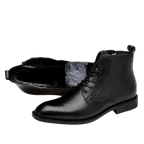 Men's Genuine Leather Lace Up Ankle Boots Vintage Inspired