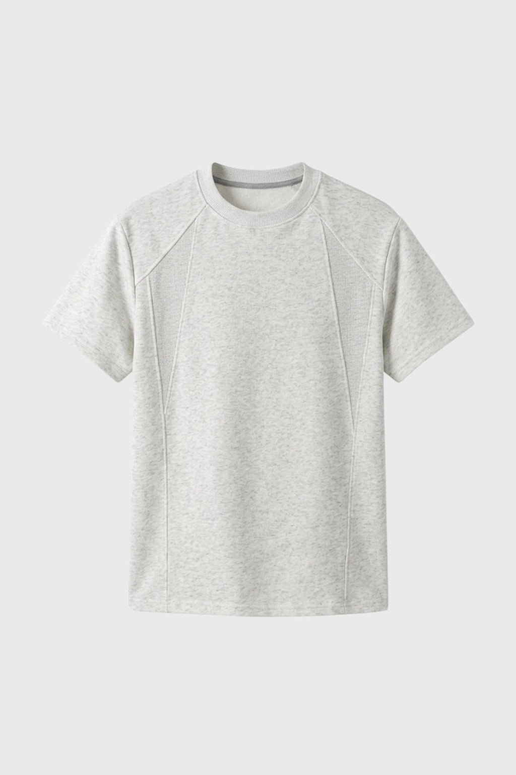 Men's Raglan T Shirt Crew Neck Panelled Casual Top