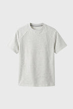 Men's Raglan T Shirt Crew Neck Panelled Casual Top