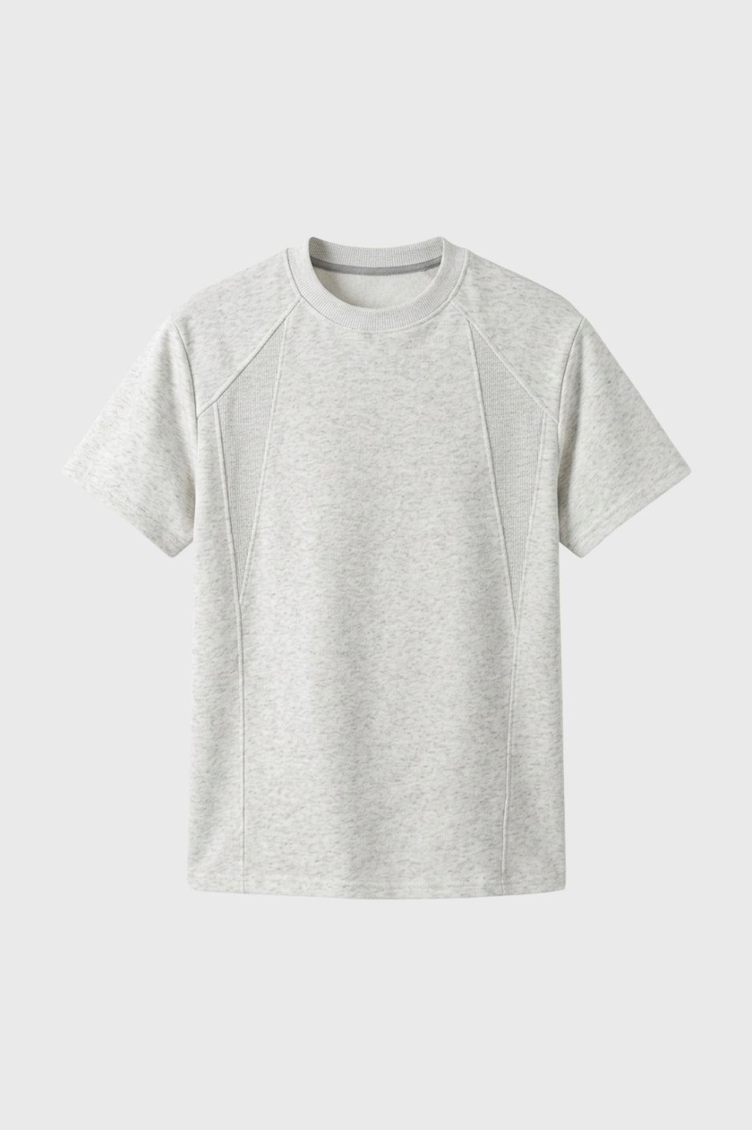 Men's Raglan T Shirt Crew Neck Panelled Casual Top