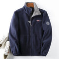 Men's Fleece Winter Jacket Full Zip High Collar Layer