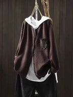 Women's Oversized Knit Cardigan Sweater