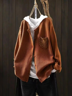 Women's Oversized Knit Cardigan Sweater