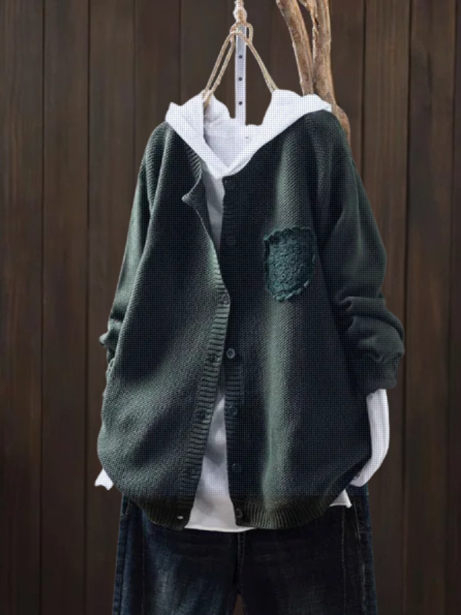 Women's Oversized Knit Cardigan Sweater