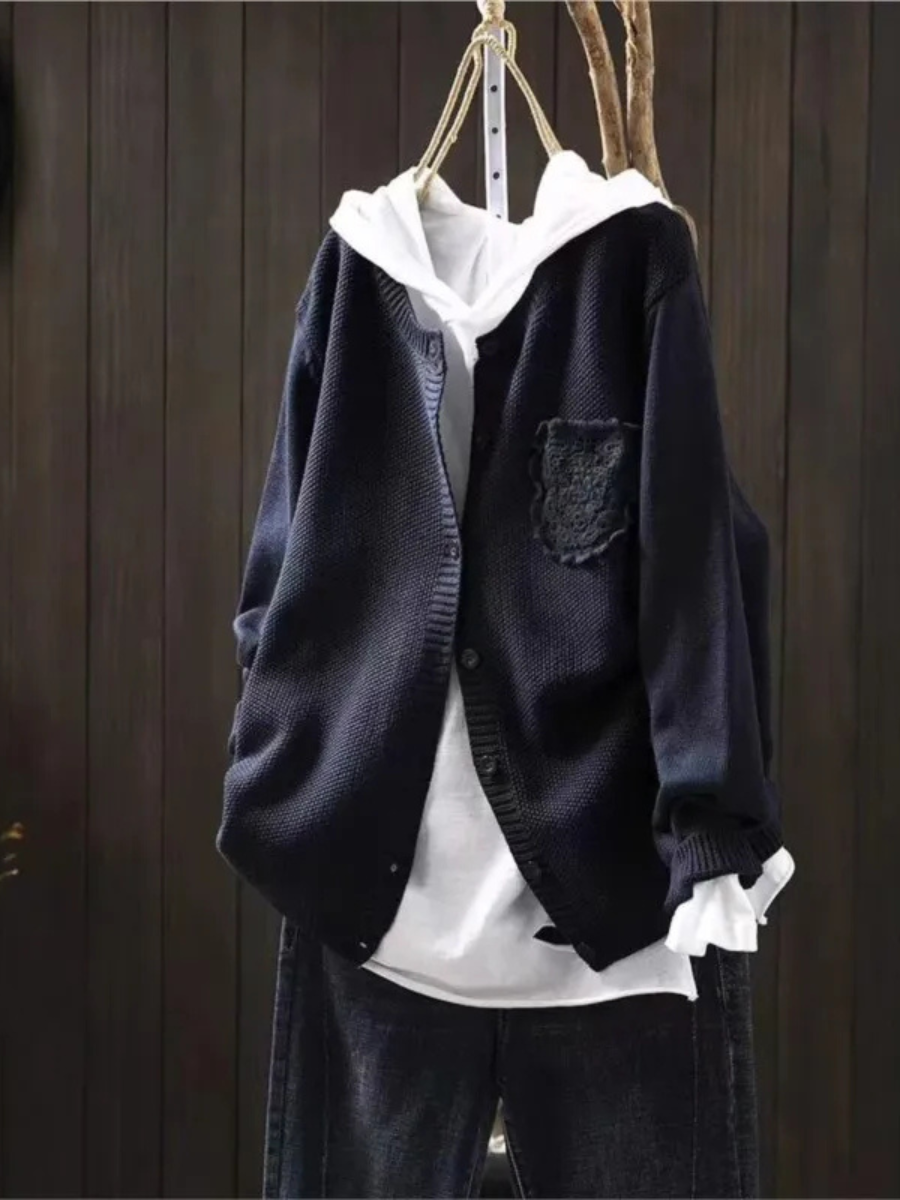 Women's Oversized Knit Cardigan Sweater