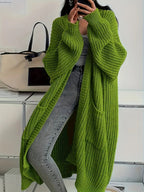 Women's Oversized Long Knit Cardigan