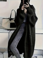 Women's Oversized Long Knit Cardigan
