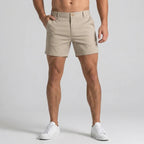 Men's Slim Fit Chino Shorts with Tailored Waist