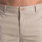 Men's Slim Fit Chino Shorts with Tailored Waist