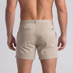 Men's Slim Fit Chino Shorts with Tailored Waist