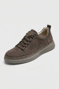 Men's Sneakers Platform Sole Lace Detail Casual Shoes
