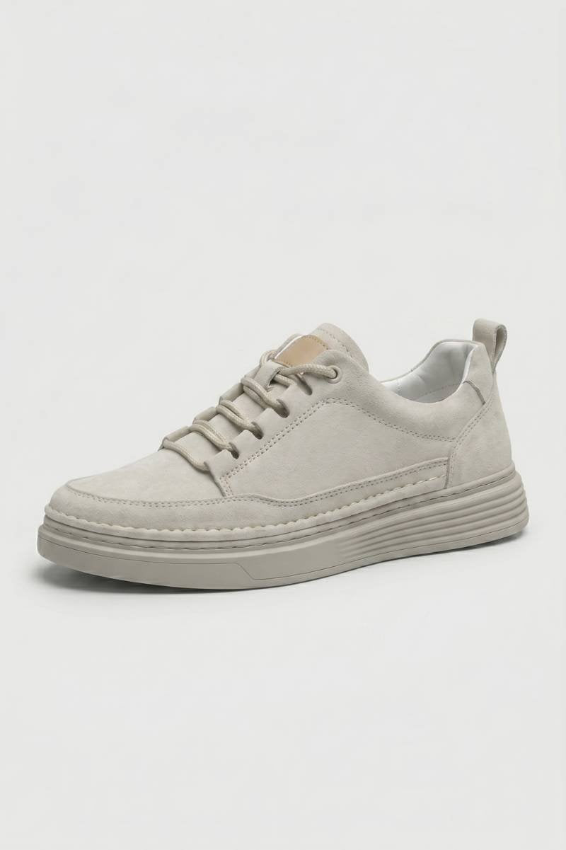 Men's Sneakers Platform Sole Lace Detail Casual Shoes