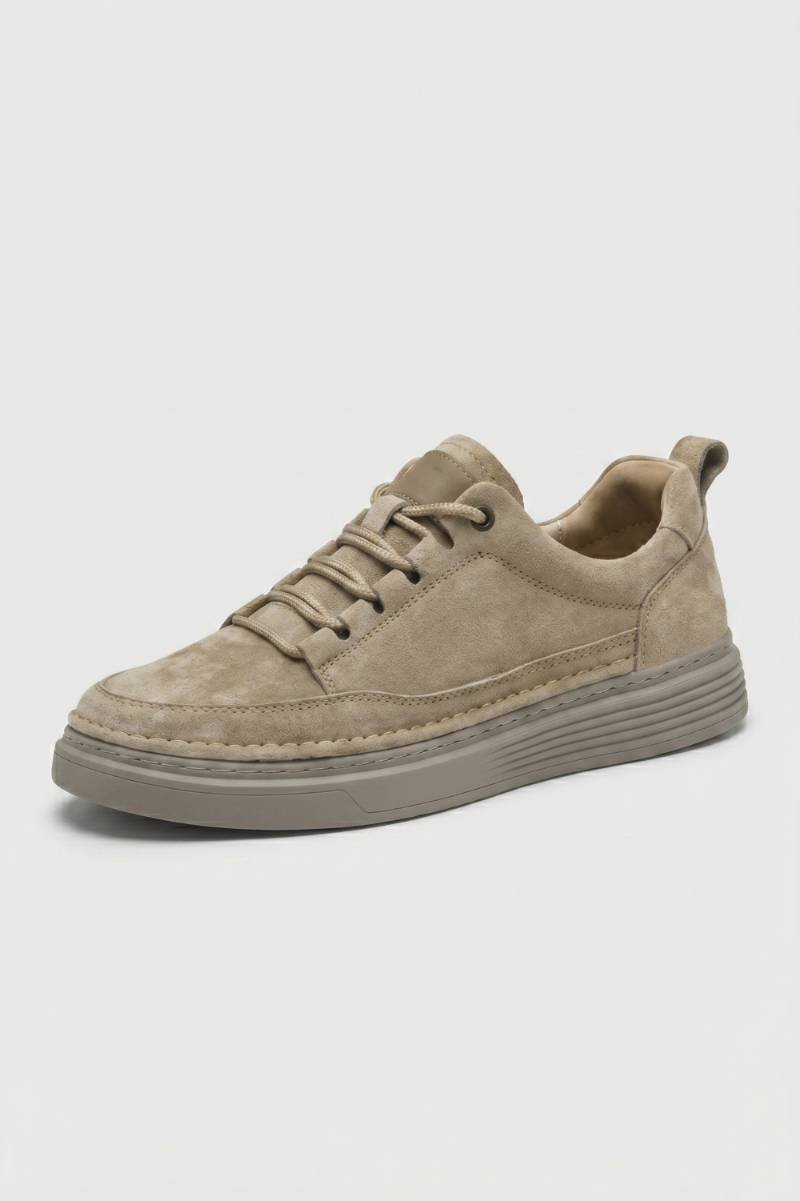 Men's Sneakers Platform Sole Lace Detail Casual Shoes