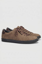 Men's Sneakers Low Top Lace Up Suede Finish Shoes