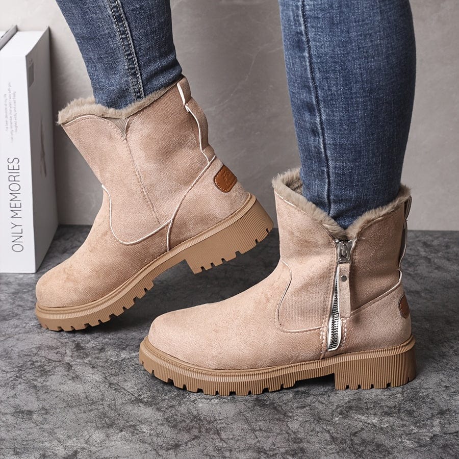 Women's Fur Lined Winter Ankle Boots