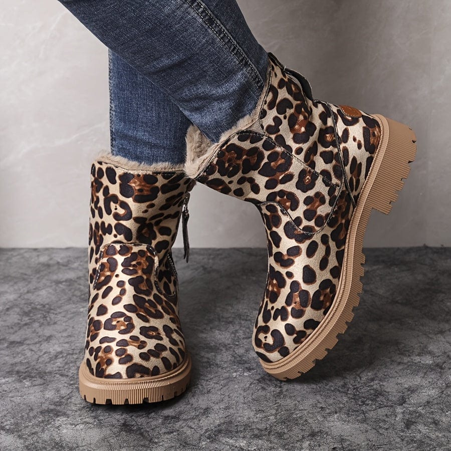 Women's Fur Lined Winter Ankle Boots