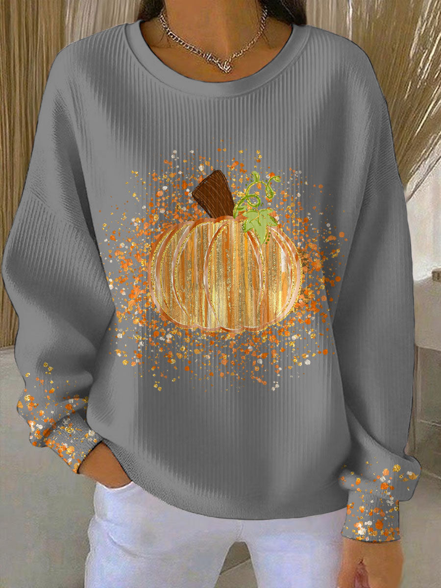 Women's Pumpkin Art Sweatshirt