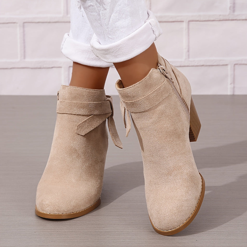 Women's Chelsea Ankle Boot with Block Heel
