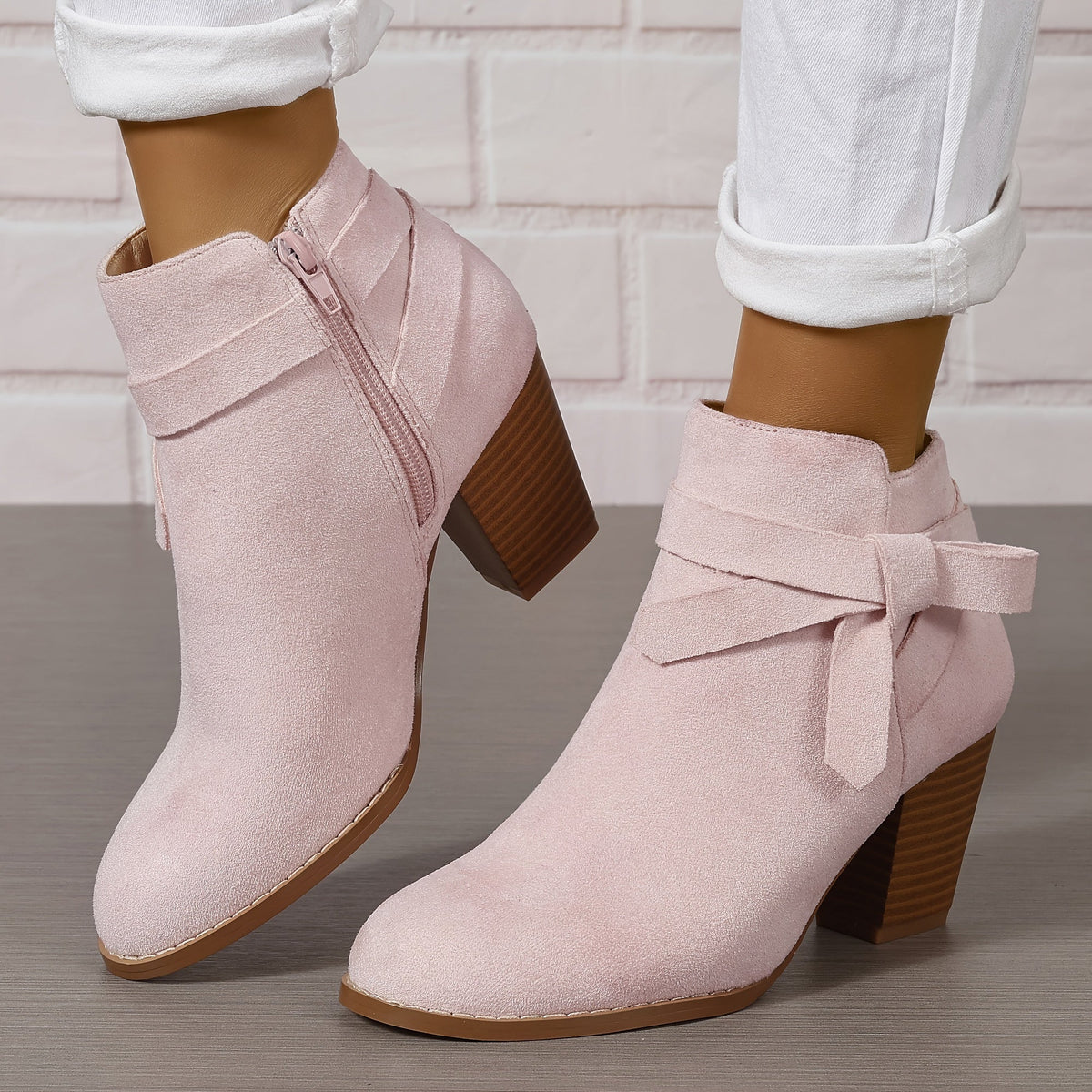 Women's Chelsea Ankle Boot with Block Heel