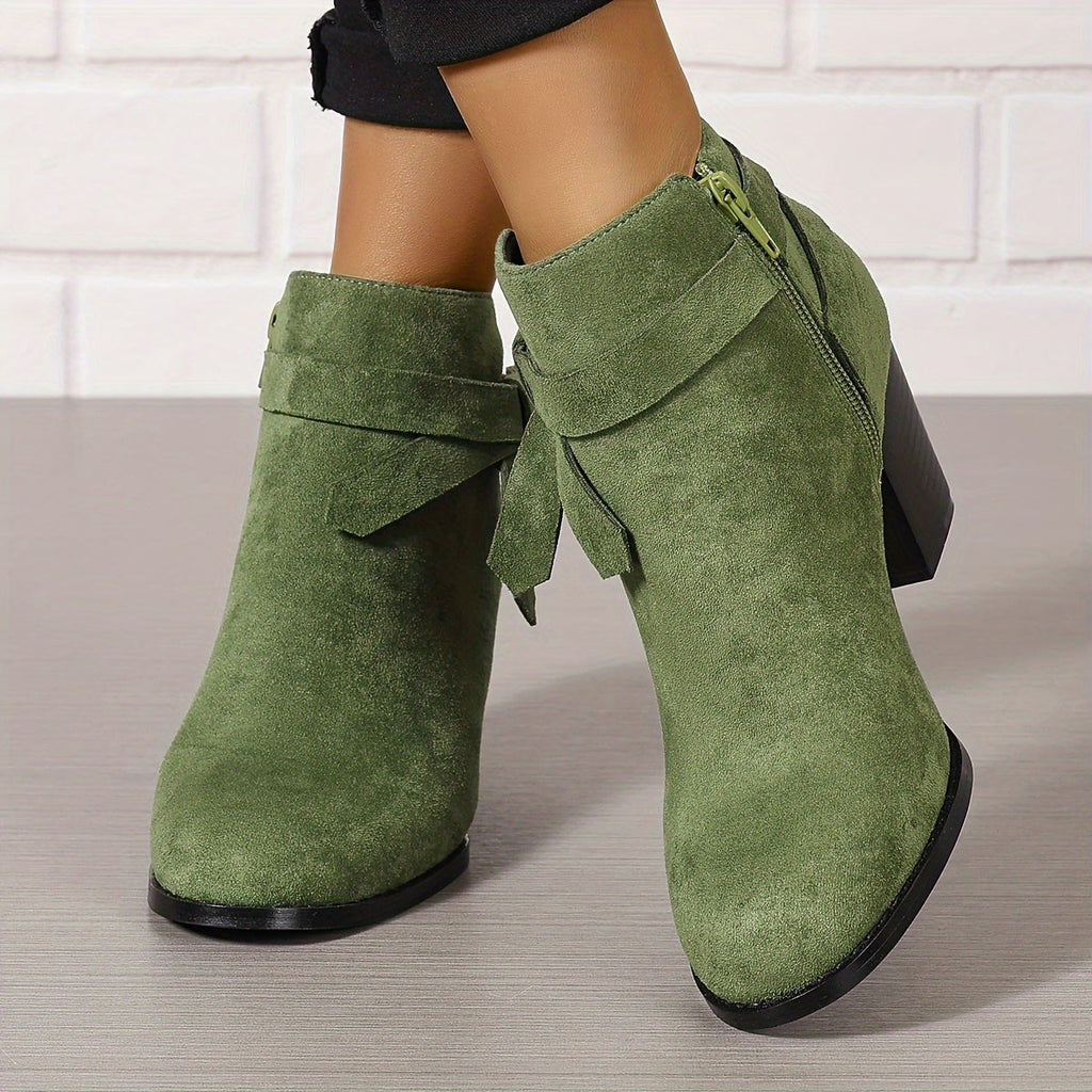 Women's Chelsea Ankle Boot with Block Heel