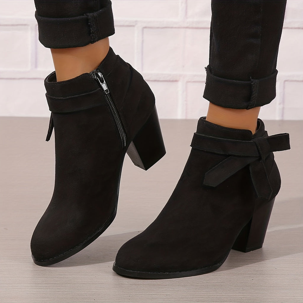 Women's Chelsea Ankle Boot with Block Heel