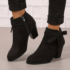 Women's Chelsea Ankle Boot with Block Heel