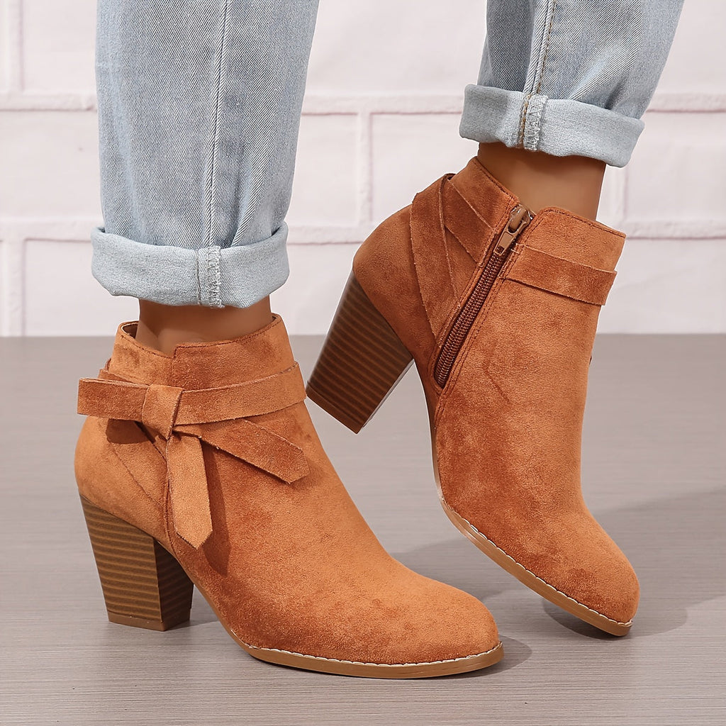 Women's Chelsea Ankle Boot with Block Heel