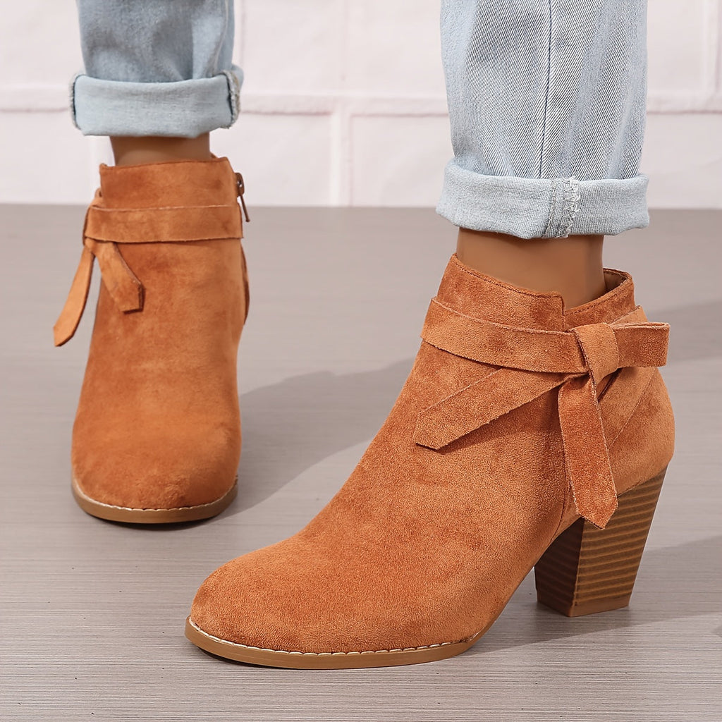 Women's Chelsea Ankle Boot with Block Heel