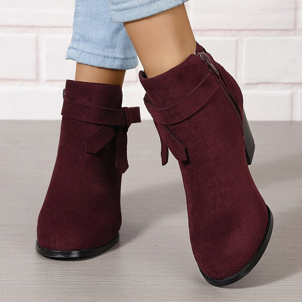 Women's Chelsea Ankle Boot with Block Heel