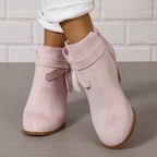Women's Chelsea Ankle Boot with Block Heel