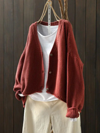 Women's Oversized Knit Cardigan Sweater