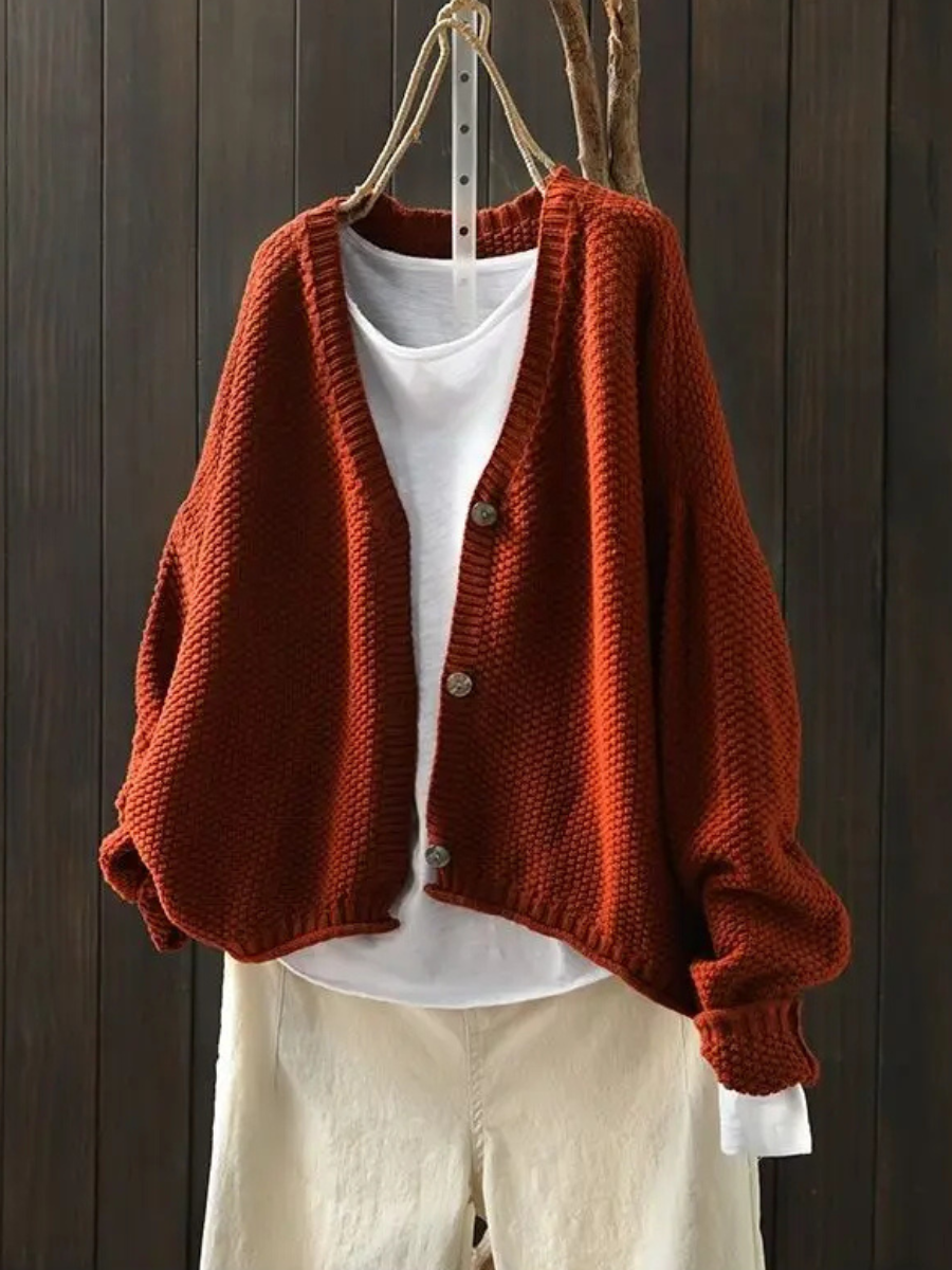 Women's Oversized Knit Cardigan Sweater