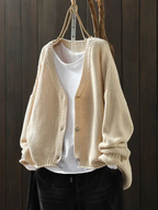Women's Oversized Knit Cardigan Sweater