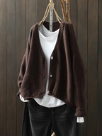 Women's Oversized Knit Cardigan Sweater