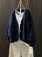 Women's Oversized Knit Cardigan Sweater
