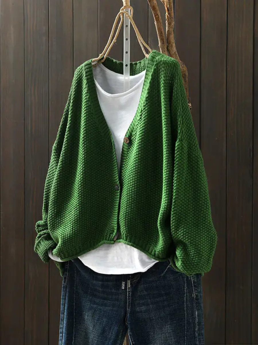 Women's Oversized Knit Cardigan Sweater