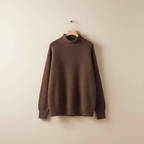 Women's Mock Neck Knit Pullover Sweater