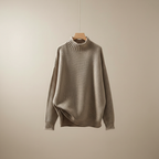 Women's Mock Neck Knit Pullover Sweater