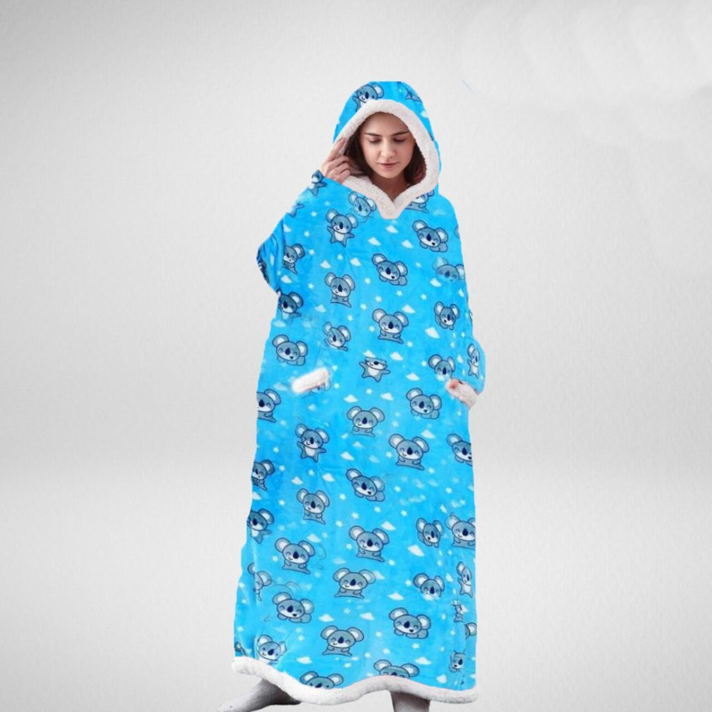 Women's Oversized Hoodie Blanket – Plush Hooded Lounge