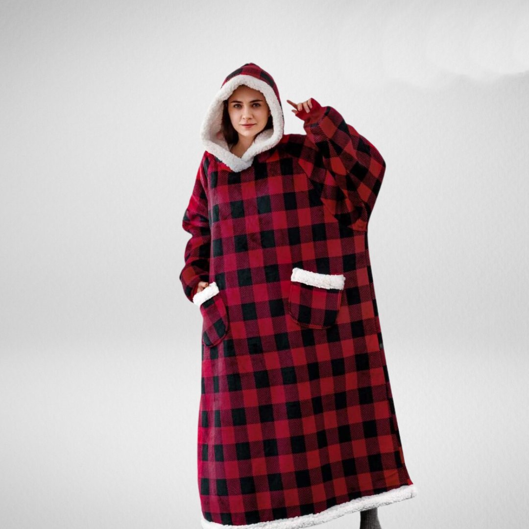 Women's Oversized Hoodie Blanket – Plush Hooded Lounge