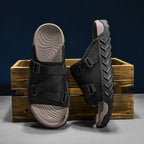 Men's Adjustable Strap Outdoor Sandals With Cushioned Footbed