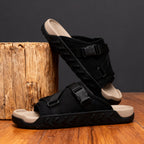 Men's Adjustable Strap Outdoor Sandals With Cushioned Footbed
