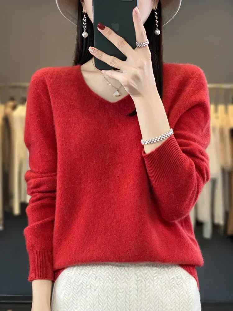 Women's Relaxed Fit Knit Sweater