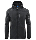 Men's Ultra Lightweight Hooded Summer Jacket Windproof Sun Resistant