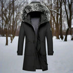 Men's Water Repellent Winter Parka Long Hooded Coat